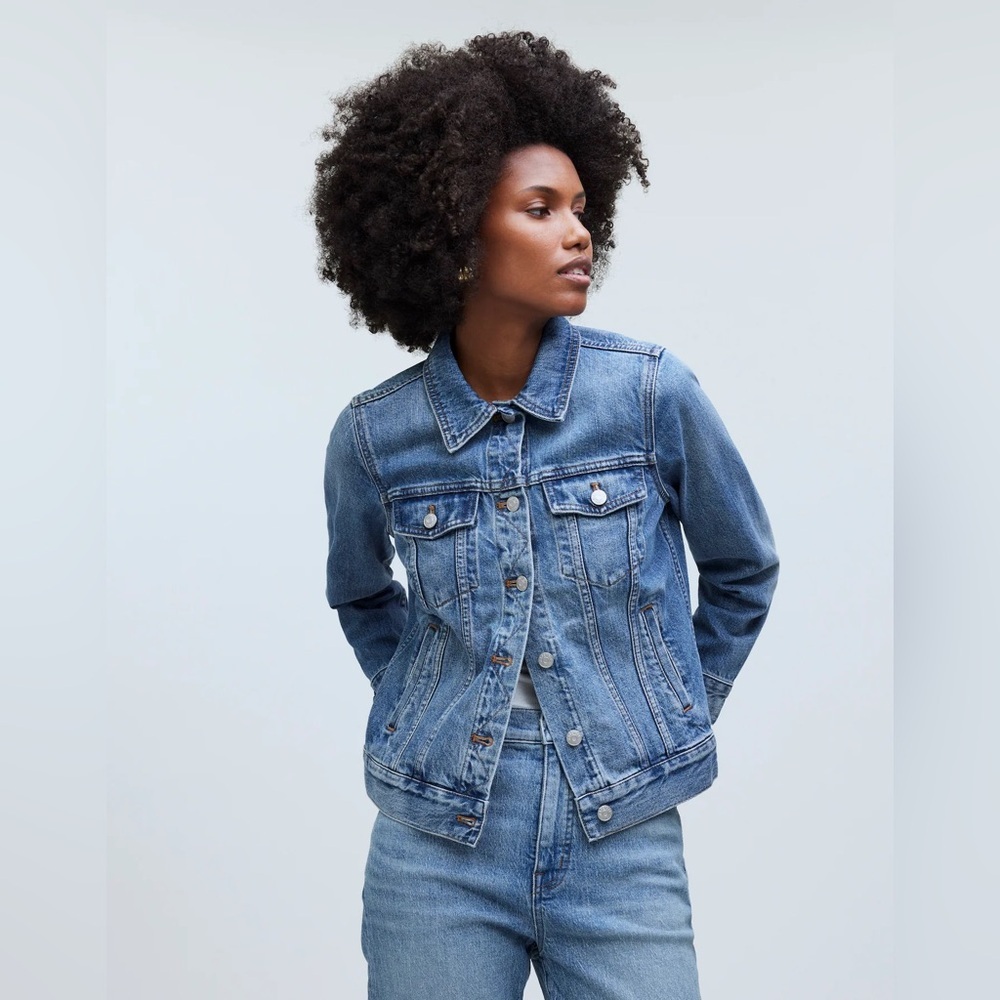 Madewell Classic The Jean Jacket in Medford Wash Women’s Size Small